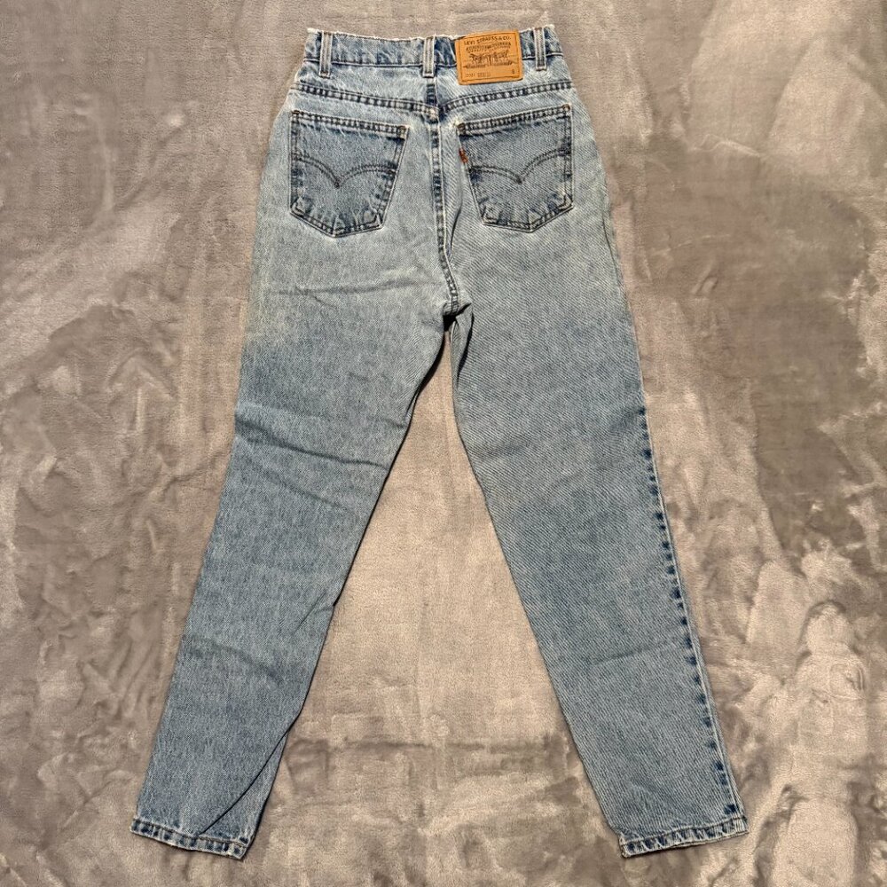 Vintage Levi’s 921 Orange Tab 921 Tapered Jeans Made in USA Size 6 Short USA 90s - Picture 6 of 12
